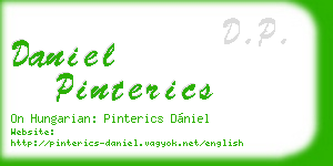 daniel pinterics business card