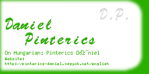 daniel pinterics business card